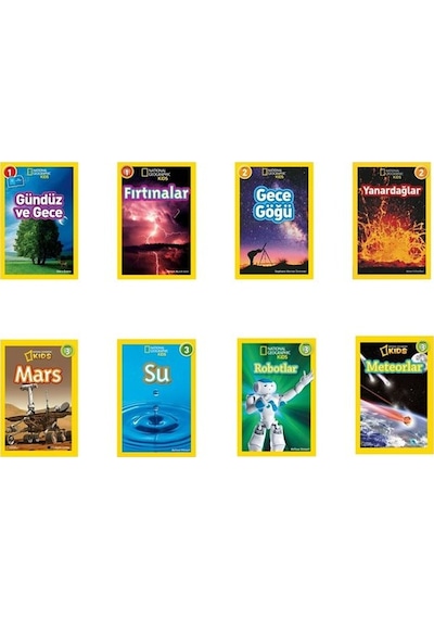 National Geographic Kids Bilim Seti - 8 Kitap Takım - Melissa Stewart - Beta Kids