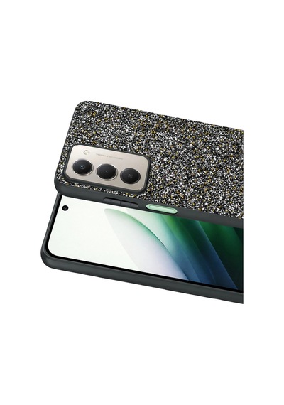 Onegif Xiaomi Redmi 15 4g Bright Simli Kapak - Gold 0.2M-Çok Renkli