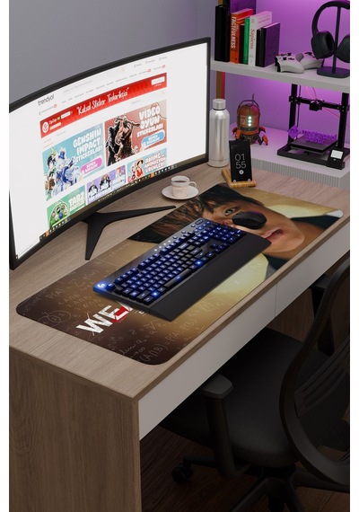 Weak Hero Class - K Drama V4 90x40 Xxl Gaming Kauçuk Kaymaz Taban Mouse Pad Fare Altlığı