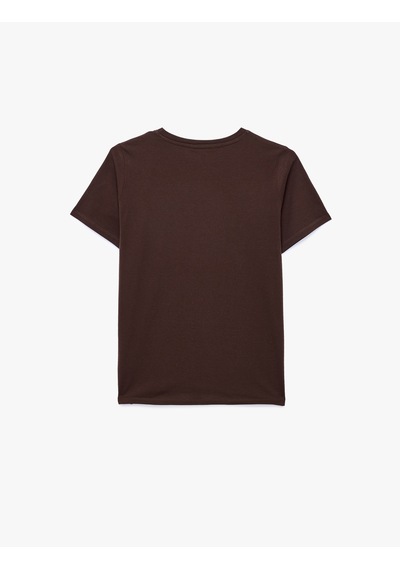 Koton Regular Fit Pamuklu Kısa Kollu Bisiklet Yaka Basic Tişört Kahverengi 6sak60004ek Kahve Koton Regular Fit Pamuklu Kısa Kollu Bisiklet Yaka Basic Tişört Kahverengi 6sak60004ek Kahve