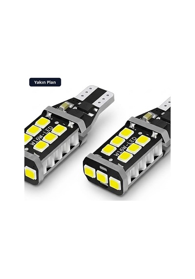 Trobus Oto Park Lambası T15 Ampul 12v 15 Led 2'li Beyaz