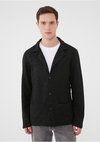 Mavi - Siyah Triko Blazer Ceket 070699-900(445103208) Siyah