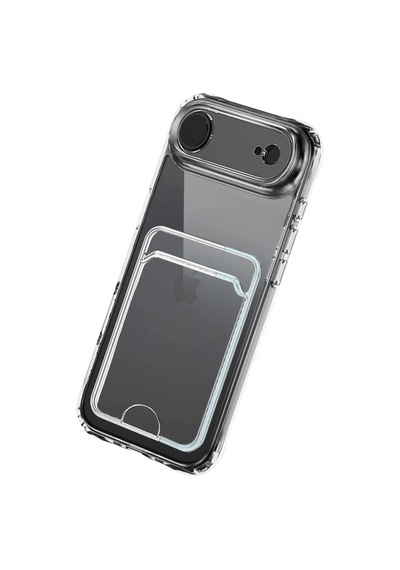 Apple iPhone Uyumlu,  17 Air Kart Şeffaf Silikon - Şeffaf