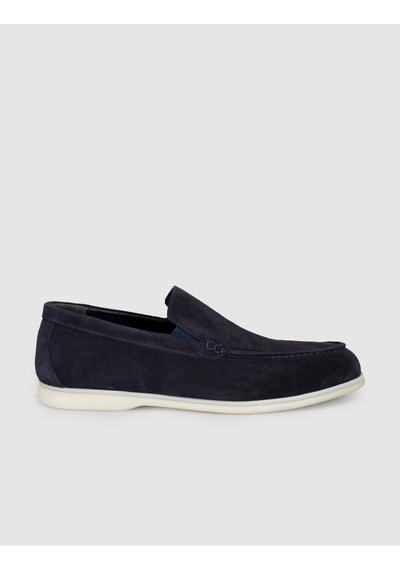 Cabani Erkek Süet Lacivert Loafer