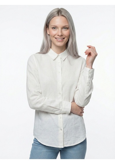 LOFT Regular Fit Kadın Gömlek U.kol Lf2042972 Q1.v1 Beyaz