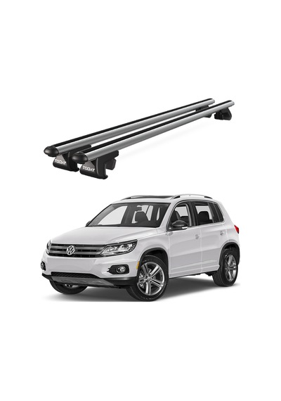 Venüs Volkswagen Tiguan 2016 Ve Sonrası Uyumlu Gri Ara Atkı Port Bagaj Tavan Barı