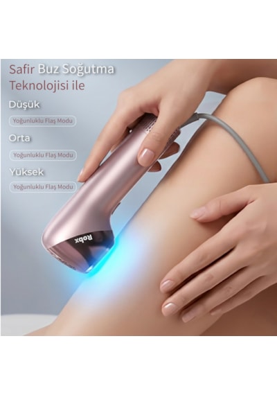 Robx A2030 Ipl Sapphire Sogutma 35 Joule Ultra Güç Hızlı Etki Çoklu Seri Otomatik Atım Pembe