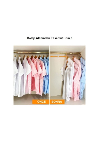 Askı Kancası 15 Adet 3d Baskı Gömlek Çanta Kemer Askı Kancası Dolap İçi Düzenleyici Askı Kancası Pla Diğer