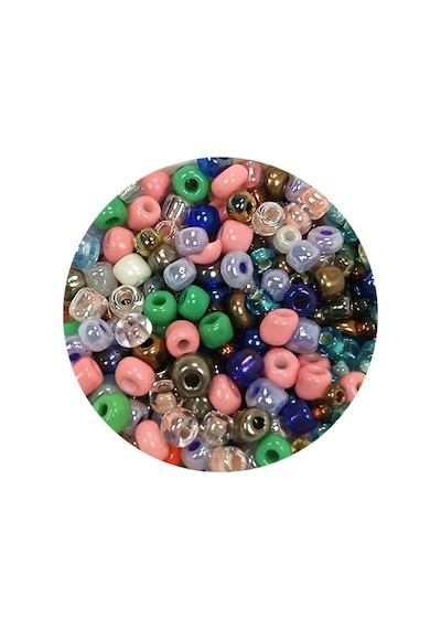 Dökme Cam Kum Boncuk 8/0 3 Mm - 20 Gram - Çok Renkli - Bnc158 Diğer