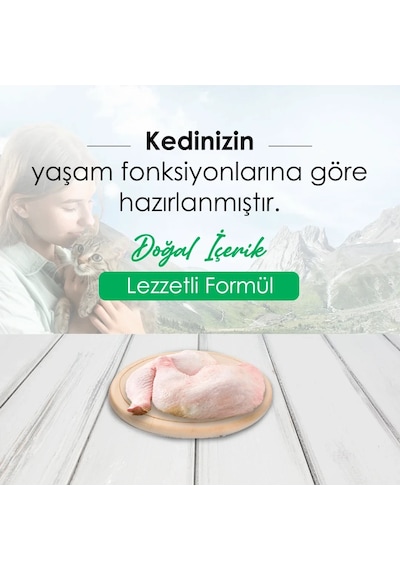 Bonnie Kısırlaştırılmış Tavuklu Kedi Maması 1,5 Kg