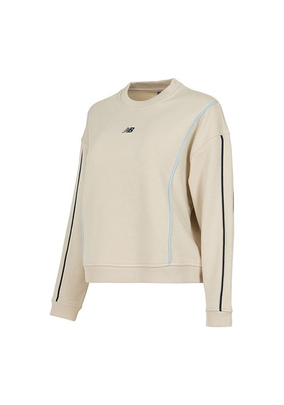 New Balance Lifestyle Kadın Sweatshirt Wnc3631-mbm Bej