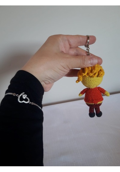 Amigurumi Kral Şakir Anahtarlıklar