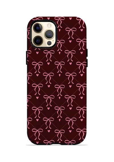 Velvoria Valestra Burgundy Bow Grid Apple iPhone Uyumlu 12 Pro Max Magsafe Koruma Kılıfı Valestra Magline - Burgundy Bow Grid Velvoria Valestra Burgundy Bow Grid Apple iPhone Uyumlu 12 Pro Max Magsafe Koruma Kılıfı Valestra Magline - Burgundy Bow Grid