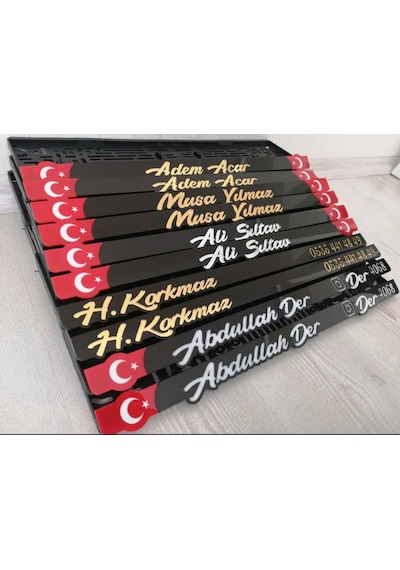 Autocity Kişiye Özel Tamboy Pleksi Plakalık, Pleksi Plaka - Çift 515970936