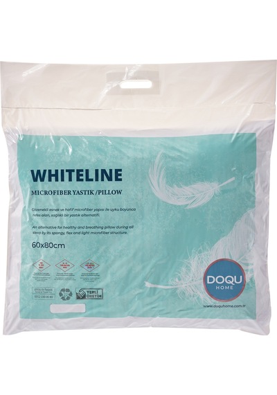 Doqu Home White Line Microfiber Yastık 60x80 CM 1000gr