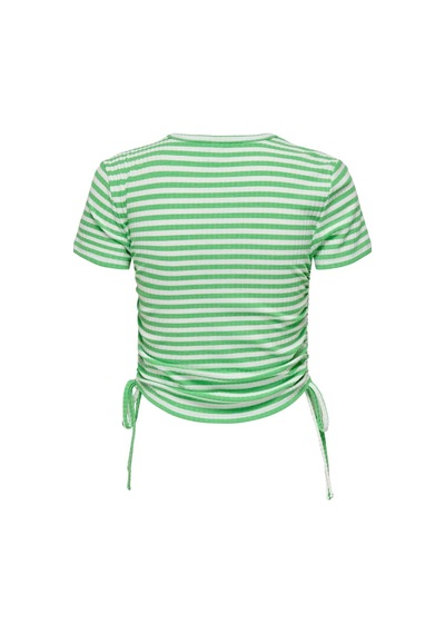Only Onlwendy S/s Ruchıng Top Jrs 15284982 Yeşil 001