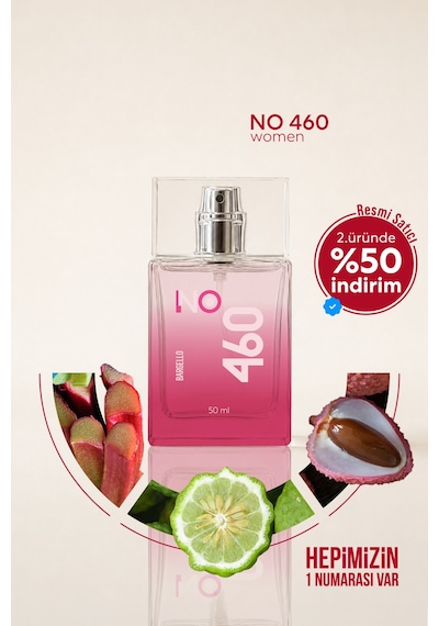 No.460 Kadın 50 Ml Parfüm Edp Çiçeksi - Ferah