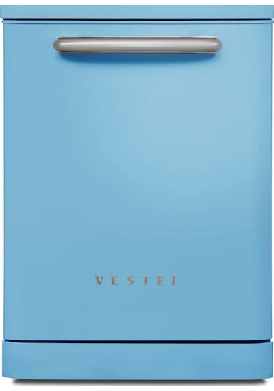 Vestel Bm 5011 3 Programlı 13 Kişilik Retro Bulaşık Makinesi Düş Mavisi