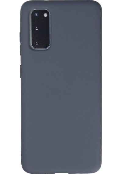 Samsung Uyumlu Galaxy S20 Kılıf Nano İçi Kadife Silikon Gri