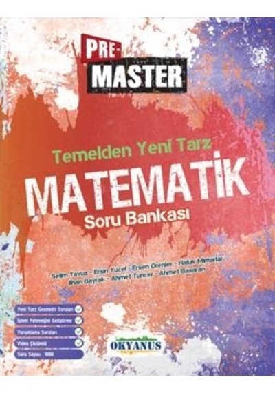 Okyanus Yayınları Pre Master Temelden Yeni Tarz Matematik Soru