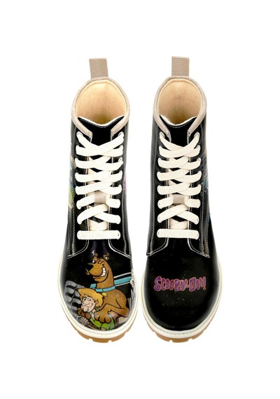 Kadın Vegan Deri Siyah Uzun Bot - Warner Bros Scooby Doo Midnight Mystery Tasarım Multicolor Kadın Vegan Deri Siyah Uzun Bot - Warner Bros Scooby Doo Midnight Mystery Tasarım Multicolor