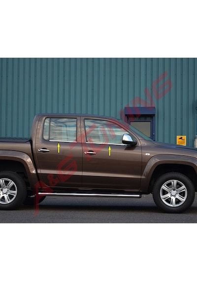 Vw Amarok Krom Cam Çıtası Tk 2010 Üzeri 4Prç Paslanmaz Çelik N11.4111