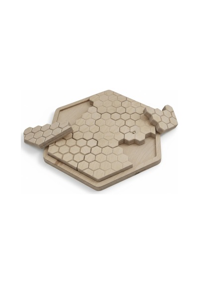 Ahşap Eğitici Petek Puzzle Model Yapboz