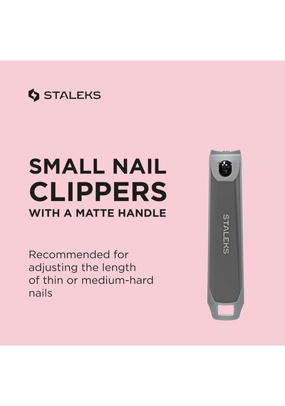 Staleks Beauty & Care 50 Mat Saplı Ve Törpülü Tırnak Makası Küçük