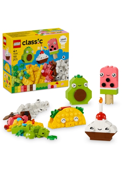 LEGO® Classic Yaratıcı Yiyecek Arkadaşlar 11039 - 4 Yaş ve Üzeri Çocuklar için Yaratıcı Oyuncak Yapım Seti (150 Parça)