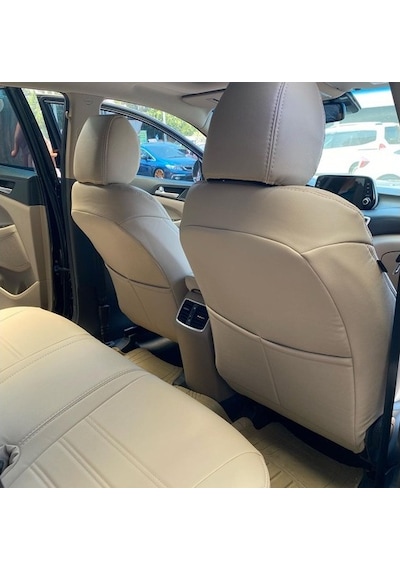 Hyundai Tucson Araca Özel Deri Oto Koltuk Kılıfı (512714273)