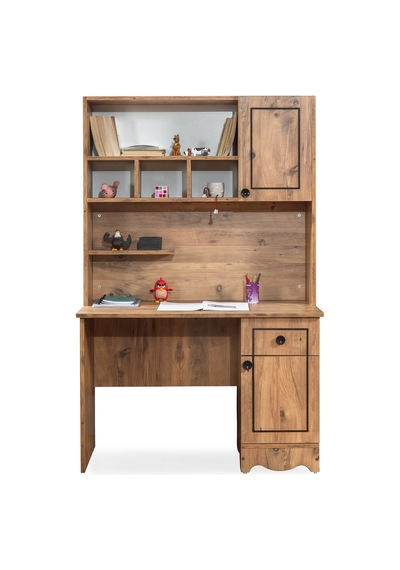 Papatya Genç Odası - 3 Kapılı Dolap, Bazalı Karyola, Masa, Şifonyer - 120x200 Ceviz Papatya Genç Odası - 3 Kapılı Dolap, Bazalı Karyola, Masa, Şifonyer - 120x200 Ceviz