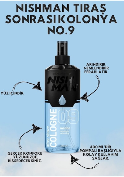 Tıraş Sonrası Kolonya - Marine No.9 400 Ml