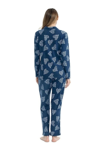 U.S. Polo Assn. U.s Polo 17109 Önden Düğmeli Pijama Takım 001