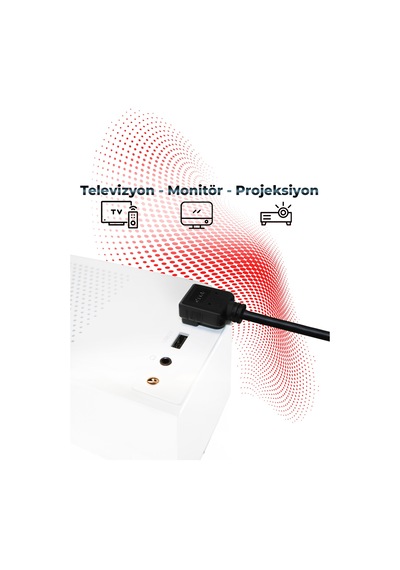 Hdmi 2.0 4k Ultra Hd 60 Hz L Tipi Ses Ve Görüntü Aktarım Kablosu