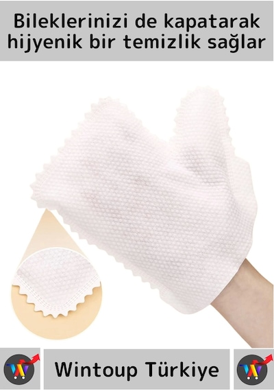 Wintoup Premium Dayanıklı Yüksek Kaliteli Mikrofiber Temizlik Toz Alma Eldiveni 10'lu