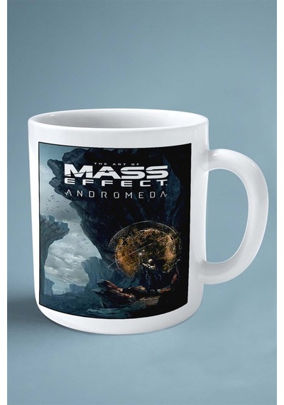 Mass Effect Oyun Baskılı Kupa Bardak Çift Taraflı Kişiye Özel Model 9 Çok Renkli