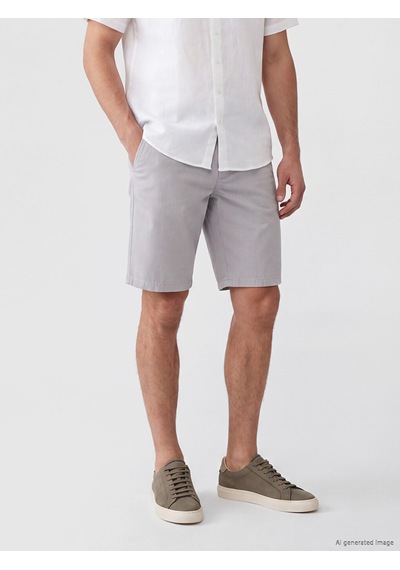 Lcwaıkıkı Classic Gri Regular Fit Gabardin Erkek Şort