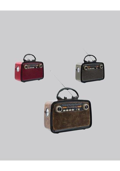 Kargo Led Li Nostaljik Bluetooth Hoparlör Vintage Tasarım, Ahşap Doku Najmaddin