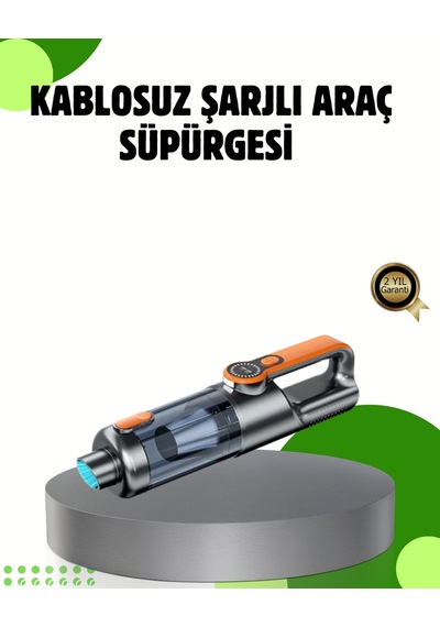 Şarjlı Kablosuz El Süpürgesi Yüksek Emiş Güçlü Ve Çok Başlıklı 3855796