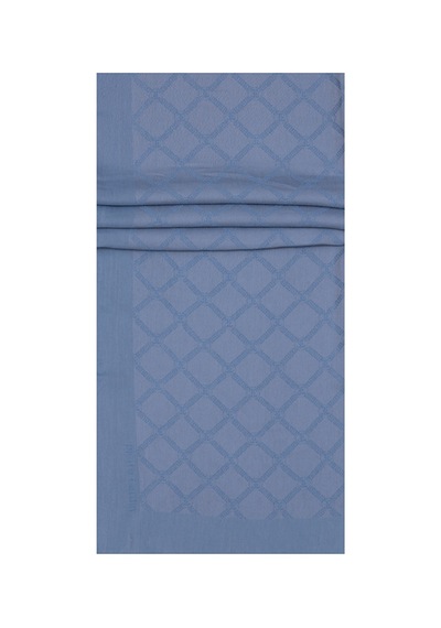 Pierre Cardin Monogram Şal Mavi Mavi