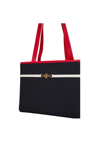 U.s. Polo Assn. Çapraz Askılı Kadın Çanta Lacivert-beyaz-kırmızı Us25233 Lacivert
