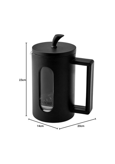Leya Kaşık Hediyeli Borosilikat Cam French Press 600 Ml Diğer