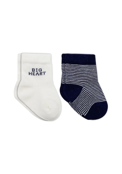 Bistyle Big Heart Penye Soket Çorap 2'li Bs10117 Lacivert Lacivert