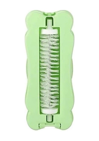 Hubrendy Tedarik Kelebek Tasarımlı Tek Fırçalı Gırgır 17x7x4 Cm Yeşil Diğer
