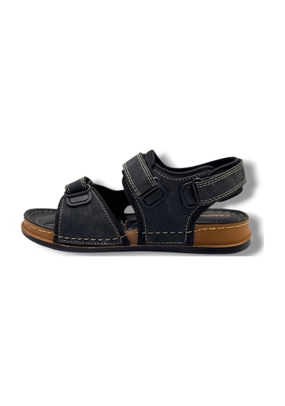 Apella Campüs 7001-26 Cırtlı Ultra Soft Erkek Sandalet Siyah