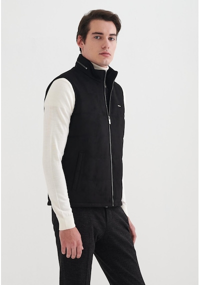 Pierre Cardin Erkek Suni Deri Yelek 001