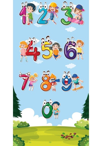Kapı Giydirme Kapı Sticker Folyosu Rakamlar