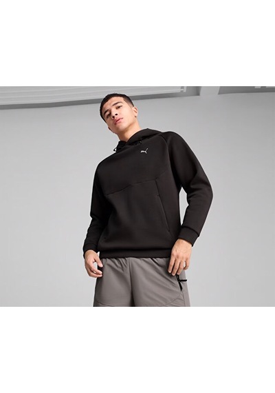Puma Pumatech Relaxed Hoodie Erkek Günlük Sweatshirts 62968101 Siyah Siyah