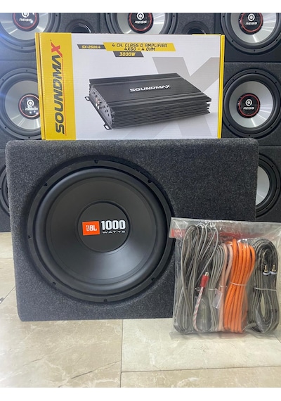 Jbl Paket Set 30 Cm Bass 1000wat 3000w 4x60 Rms Anfi 4kanallı