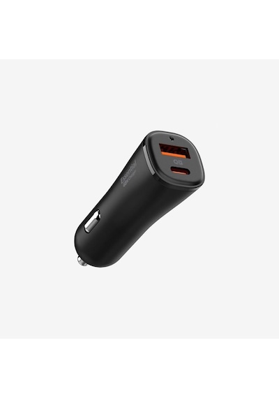 Spigen 48w Usb-c 2 Port Araç İçi Adaptör - Samsung Pps Destekli Hızlı Şarj Aleti İphone & Android & İpad Type-c Pd 3.0 30w + Qc 3.0 18w